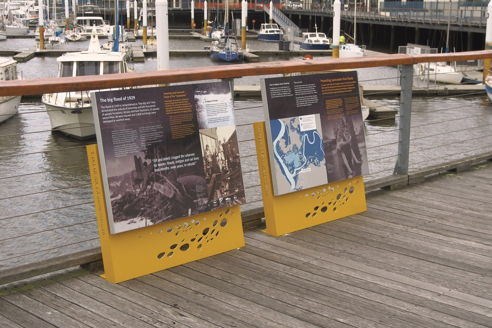 Tamar River Interpretive siganage, copywriter geelong, copywriting Melbourne, business writer