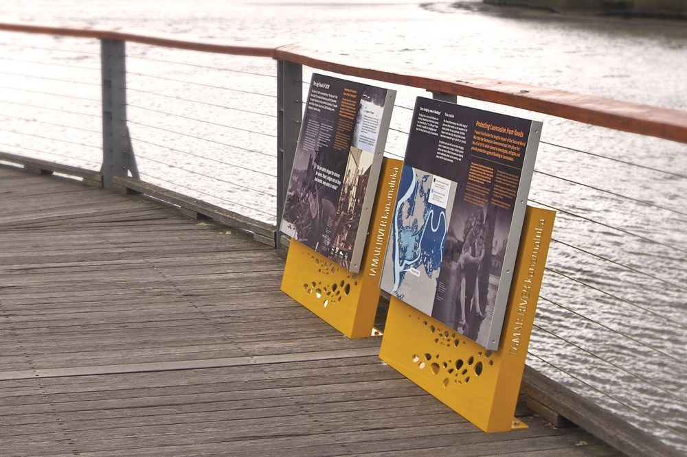 Tamar River Interpretive siganage, copywriter geelong, copywriting Melbourne, business writer