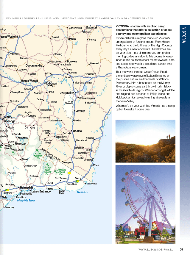 AUstralian Camps Association, Guide to Camps, Tourism Australia, Visit Australia, tourism writer, copywriter geelong, copywriter melbourne