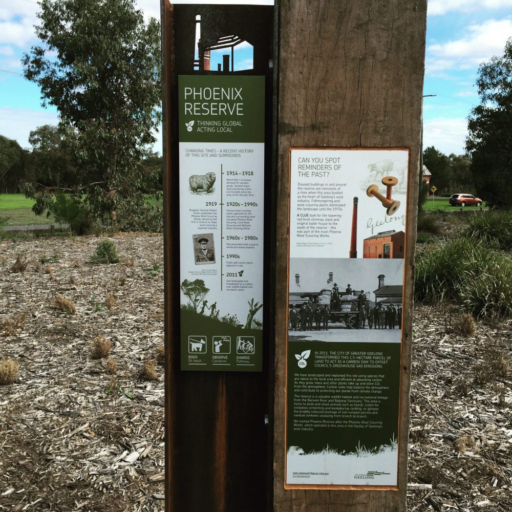 interpretive signage geelong, interpretive writing geelong, interpretation geelong, copywriting geelong, copywriter, phoenix reserve geelong