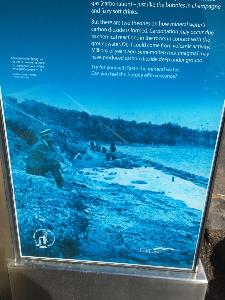 Eastern Beach Mineral springs, interpretive signage geelong, intepretation geelong, copywriter geelong