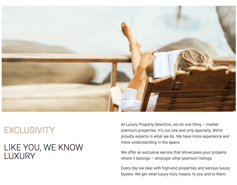Luxury Property Selection Brand Manifesto