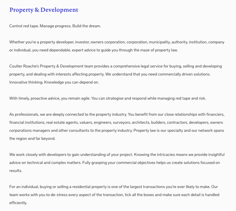 Coulter Roache Geelong