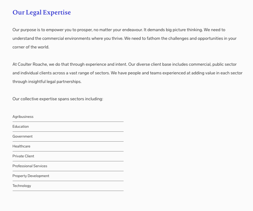 Coulter Roache Geelong