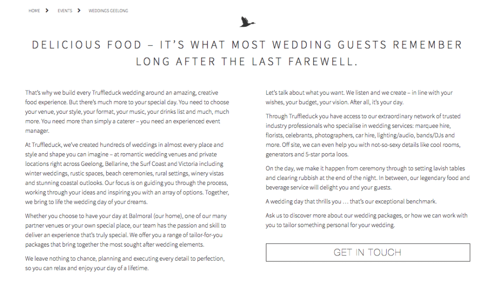 truffleduck web content